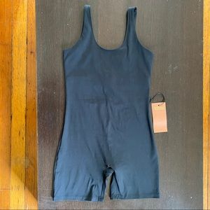 Girlfriend Collective Black Bike Unitard